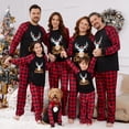 thumbnail image 2 of PatPat Pyjamas de Noël Assortis pour Toute la Famille, Ensemble 2 Pcs à Carreaux Élan, Manches Longues, pour Enfants (Filles et Garçons), avec Chaussettes, à Carreaux Rouges, 2 Ans, 2 of 13