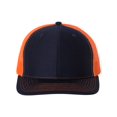 thumbnail image 1 of Adjustable Snapback Trucker Cap, Adjustable, NavyOrange, 1 of 2
