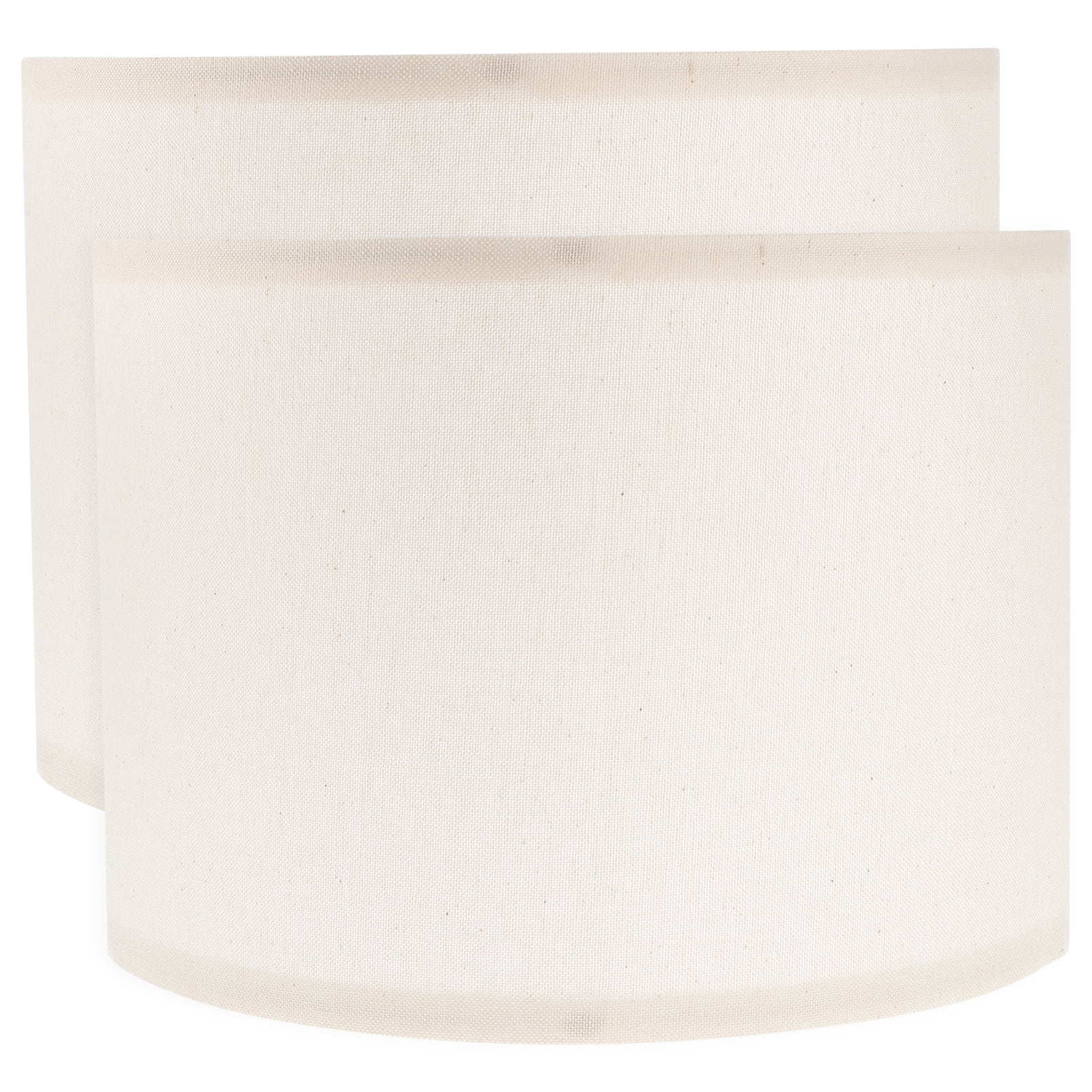 SHISUYAN 2pcs Table Lamp Shade Linen Fabric Lamp Shades Bedside Lamp Shade Cover Replacement