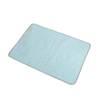 Rbaofujie Petit Tapis d'Extérieur pour Chien Tapis Rafraîchissant Grand Coussin Auto-Rafraîchissant pour Chiens Tapis de Couchage pour Chien Couverture Auto-Rafraîchissante pour Animal de Compagnie Tapis Frais d'Extérieur et d'Intérieur Tapis de Cuisine pour le Plancher