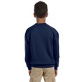 thumbnail image 3 of Jerzees Youth NuBlend Crew Neck Sweatshirt, L, J Navy, 3 of 3