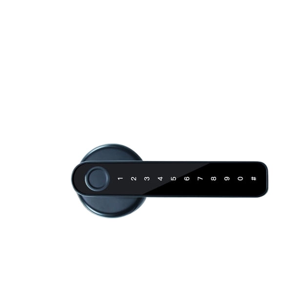 Serrure de Porte Intelligente à Empreinte Digitale avec Mot de Passe, Serrure Électronique Numérique, Boutons de Porte Sans Clé pour Chambre et Maison