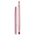 thumbnail image 1 of Iumwxz Brosse à Lèvres Rétractable Double Extrémité Portable Cover Métal Correcteur Rouge à Lèvres, 1 of 1