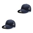 thumbnail image 1 of VONKY Adjustable Summer Thin Baseball Cap Breathable Comfortable Sporty Style Sun Protection Fashionable navy blue 2Set, 1 of 6