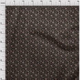 thumbnail image 4 of oneOone Rayonne Tissu Noir Jacobée Robe Florale Tissu Tissu Imprimé par la Cour 56 Pouces de Large, 4 of 5