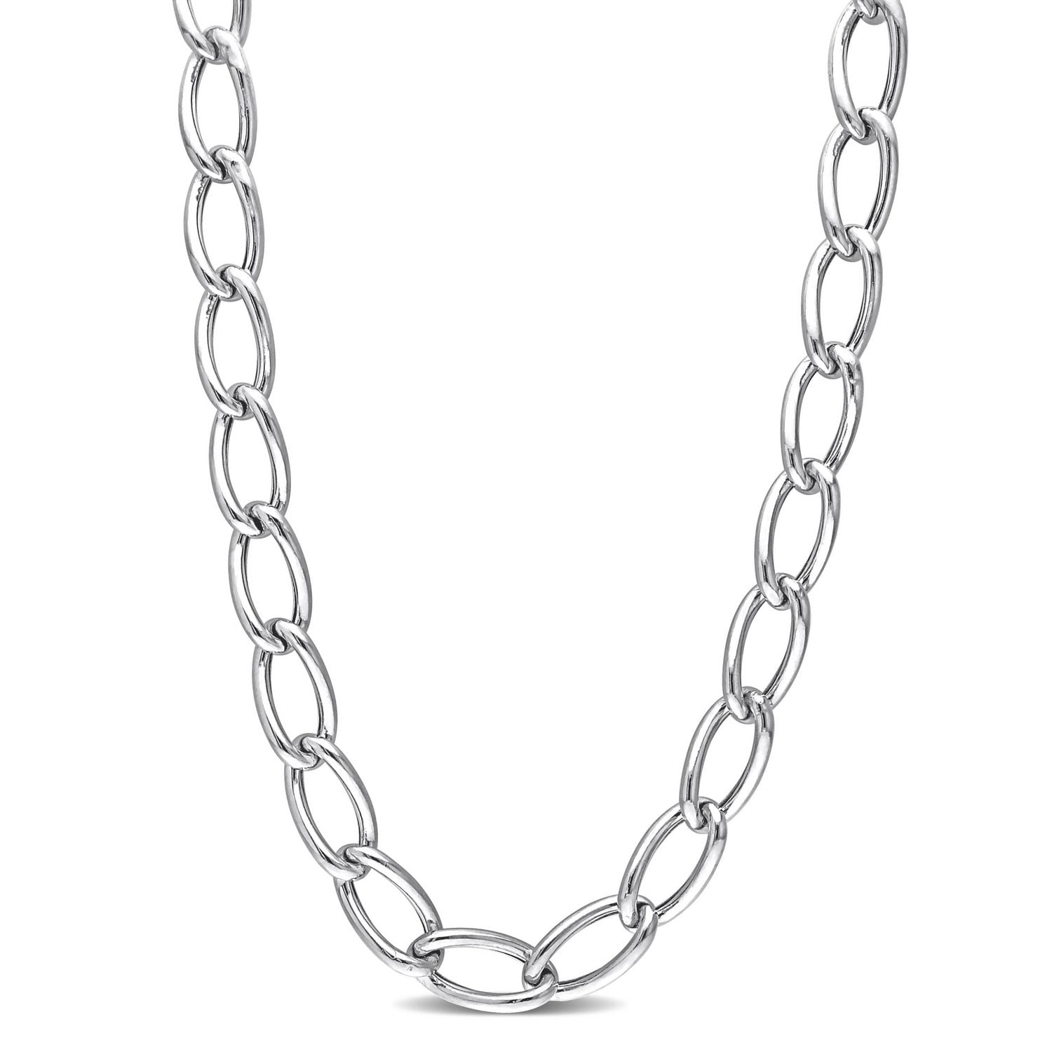 Collier en chaîne à maillons de Miabella en argent sterling