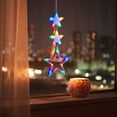 thumbnail image 1 of Uheoun Outdoor Lights Christmas Window Lights Decorations, Battery Powered Christmas Window Hanging Lighted LED Sucker Lamp For Xmas Tree Fireplace Window Indoor Outdoor Decor, 1 of 6