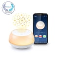 thumbnail image 1 of VTech BC8213 V-Hush Junior Sleep Training Soother Portable Bluetooth Speaker includes a Professional Sleep Training Program, Colorful One-Touch Night Light and Glow-on-Ceiling Projector (White), 1 of 5