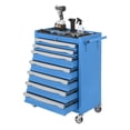 thumbnail image 1 of QinaQin 7-Drawer Rolling Tool Chest, Keyed Lock, Large Capacity, Blue, 1 of 7