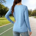thumbnail image 4 of Ailaofu Women's Sun Shirts Protection Rash Guard Long Sleeve Swim Shirts Quick Dry Lightweight Workout Tops, 4 of 7