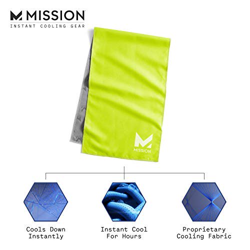 Mission Original Cooling Towel- Evaporative Cool Technology, Cools