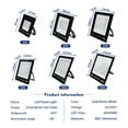 thumbnail image 3 of Projecteur à DEL Étanche IP67 50 W 100 W 150 W 200 W, Éclairage Extérieur pour Rue, Jardin et Cour, Grand Application, 3 of 7