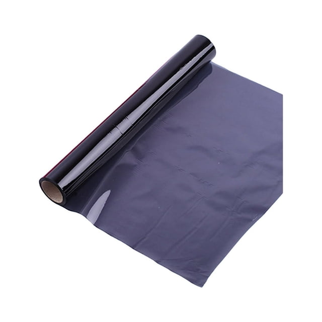 1 Roll Decorative Bright Color Cellophane Wrap Roll Plastic Visual Effect Cellophane Roll for Party,black