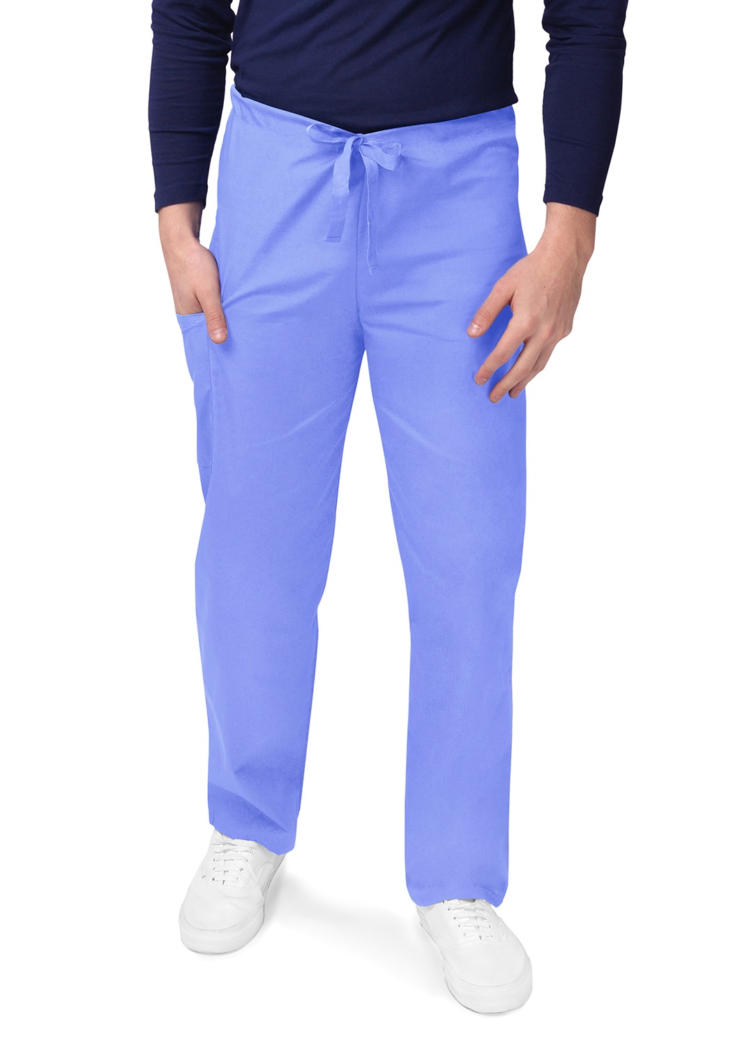 Sivvan Pantalon d'Uniforme Unisexe à Jambe Fuselée avec Cordon de Serrage (Offert en 10 Couleurs)