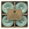 thumbnail image 1 of Hometrends Morning Rain Scented 4-Pack Votive Candles, 1 of 5