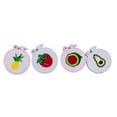 thumbnail image 1 of DIY Counted Cross Stitch Beginner Starter Fruit Pattern Sewing Set 4pcs, 1 of 8