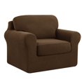 thumbnail image 1 of Ensembles de Housses de Sofa 2024 7 Pcs Housse Extensible pour Canapé Housses de Coussins de Dossier (Sofa Bordeaux), 1 of 6