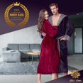 thumbnail image 5 of Mens Plush Robe with Slipper Set - BOSS - Men Bathrobe Collection - Lifetime Durable, Curated Hotel Spa Robe with Hood & Pockets - Anti-Slip Belt - Breathable Yet Warm - Won’t Pill, Tear or Darken, 5 of 5