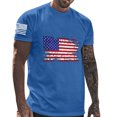 thumbnail image 1 of Birdeem Chemises pour Hommes Col Rond Imprimé Décontracté Manches Courtes T-Shirt Blouse, 1 of 10