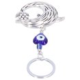 thumbnail image 2 of FAGINEY Blue Eye Keychain,Eye Keyring,Lucky Eye Keychain Blue Lucky Dolphin Pendant Keyring Personalized Holiday Gift Craft, 2 of 8