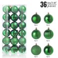 thumbnail image 2 of Christmas Ornaments 36-Pack Christmas Ball Ornaments With Strings  Shatterproof Plastic Christmas Bulbs  Hanging Decorations For  Tree  Holiday  Wedding  Party, 2 of 6