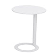 thumbnail image 2 of Siruishop Small End Table Sofa Bedside Coffee Table Multifunction with Base Modern for Dorm Sofa Couch Chair Patio Bathroom Home Office White, 2 of 8