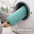 thumbnail image 1 of Upgraded Extra Large Non Slip Bath Mat 24"x36" Soft Absorbent Fluffy Thick Microfiber Cozy Throw Bathroom Rugs with Waterproof Backing for Tub Shower Bathroom Floors Accessories (Turquoise), 1 of 8