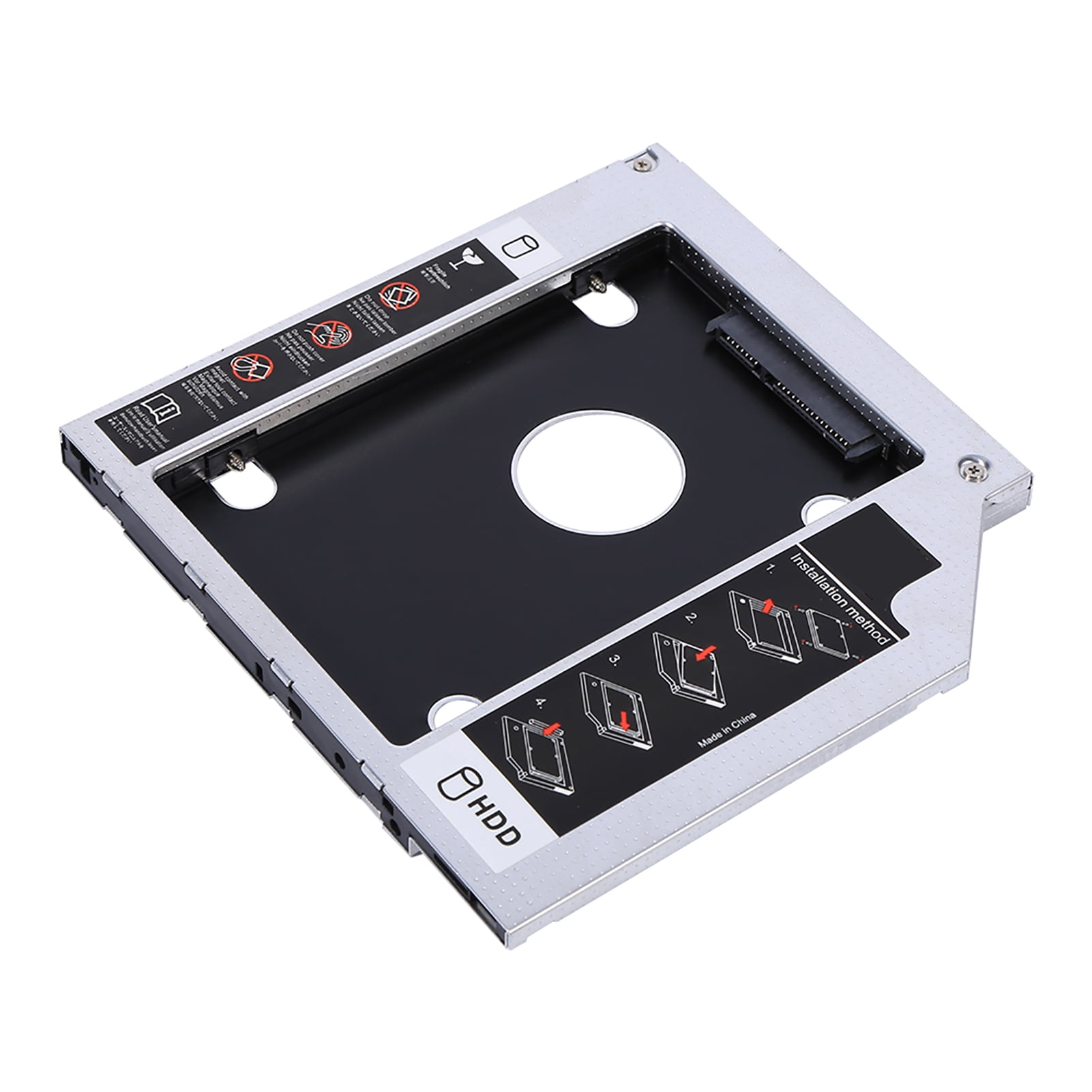 AMONIDA HDD Caddy, Hard Drive Adapter, Aluminum For -I Transmission Standards -Iii -Ii
