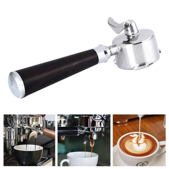 Porte-filtre Sans Fond pour Café en Acier Inoxydable, Nettoyage Facile, Support à Double Becs Verseurs pour EC680 685 Café, Articles Ménagers, Remplacement