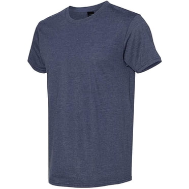 Hanes T-shirt Nano-T pour Hommes, TG, Bleu Marine Chiné, TG, Bleu Marine Chiné