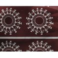 thumbnail image 4 of oneOone Tissu Georgette Viscose Rayé & Mandala Imprimé au Mètre 42 Pouces de Large, 4 of 4