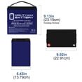 thumbnail image 2 of 12 Volt  55 AH GEL Battery, 2 of 6