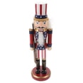 thumbnail image 1 of Miangastore 1pc Classic Wooden Walnut Soldier Nutcracker Puppet Soldier Toys Desktop, 1 of 8