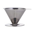 thumbnail image 1 of SSZMDLB under $5 Coffee Filter, Stainless Steel Coffee Filter, Hand-Pushed Tea Infuser, Reusable Filter for Coffee, Honey, Soy Milk, Double Layer Fine Mesh Strainer, No Paper Needed, Easy to Clean, 1 of 2