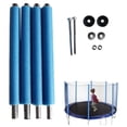 thumbnail image 1 of SIfdSeng Poteaux de Trampoline de Remplacement Accessoire de Trampoline Poteaux de Trampoline en Acier avec Couvre-Collision Vis Accessoires Poteaux de Filet de Trampoline de Remplacement Accessoires de Trampoline 196cm, 1 of 8