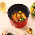 thumbnail image 4 of Danhjin Electric Hot Pot Mini Rice Cooker, Hot Pot, Portable Mini Ramen Pot For Steaming, Stir-frying, Porridge And Soup Kitchen Appliances, 4 of 7