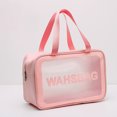 thumbnail image 3 of Coofit Toiletry Bag Large Capacity Waterproof Zipper Travel Cosmetic Pouch Shaving Bag, 3 of 10