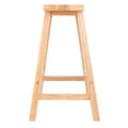 thumbnail image 3 of Winsome Satori Saddle Seat Counter Stool, Natural, 3 of 6