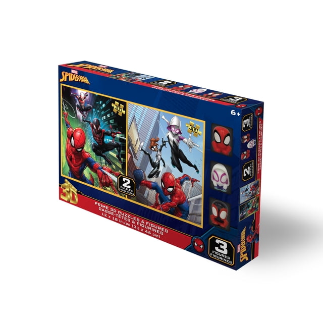 Marvel Spider-Man 2 Pack Puzzles with Figures