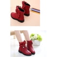 thumbnail image 4 of LSLJS Fall Princess Soft Sole Middle School Students' Black Performance Shoes, Girl's Ankle Boots, 4 of 7