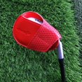 thumbnail image 3 of pitrice Golf Head Covers PU Portable Protector for Athlete Travel Golf Training Red Large, 3 of 5