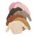 thumbnail image 2 of Faithtur Toddler Baby Fall Winter Sweaters, Long Sleeve Knitted Pullover Clothes, 2 of 9