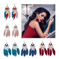 thumbnail image 4 of Bohemian Earrings National Style Retro Long Pendant Earrings Statement Earrings, 4 of 9