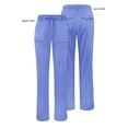 thumbnail image 3 of Adar Pro Sarraus pour Femmes - Pantalon de Sarrau Yoga à Jambe Étroite - P4100T - Étain - 3X, 3 of 7