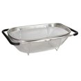 thumbnail image 1 of i Kito Over the Sink Colander Strainer Basket, Sink Handle Stand Colander Stainless Steel, 1 of 6