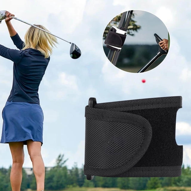 VONKY Golf Rangefinder Strap Magnetic Range Finder Device Bar Rail Black With Hole