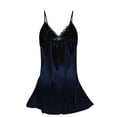 thumbnail image 4 of Ovzne Robes d'Été pour Femmes Robe Mode Femmes Été Col en V Décontractée Unie Sans Manches Chemises de Nuit Robe Robe de Printemps Liquidation, 4 of 5