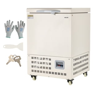 VEVOR Ultra Congélateur de laboratoire à basse température 58 L −40 ℉ à −123 ℉ Température réglable