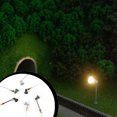 thumbnail image 4 of yingyy Model Railway Lamp Outdoor 1:87 Scale Streetlight Building LED Park Light Garden Yard Building Layout Decorations Type A Green 1Set, 4 of 6