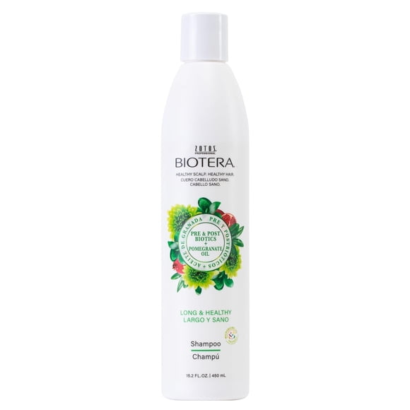 Biotera Long & Healthy Strengthening Shampoo | Strengthens Long, Growing Hair | Microbiome Friendly | Vegan & Animal Test Free | Paraben Free | Color-Safe